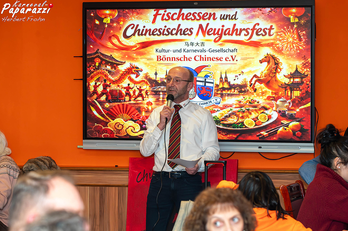 Fischessen und<br>chinesisches Neujahrsfest am 19.02.2026